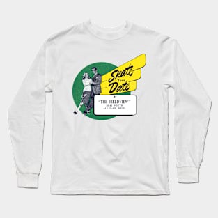 1950s Skate Your Date Long Sleeve T-Shirt